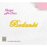 Nellie Snellen Shape Die Bedankt (SD049)