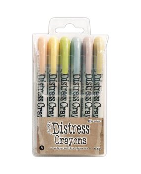 Ranger Tim Holtz Distress Crayon Set 8 (TDBK51787) Ranger Tim Holtz Distress Crayon Set 8 (TDBK51787)