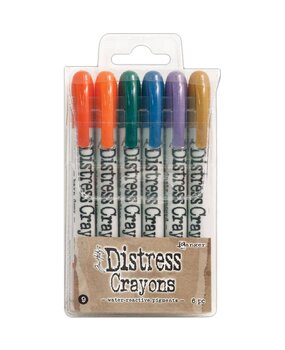Ranger Tim Holtz Distress Crayon Set 9 (TDBK51794) Ranger Tim Holtz Distress Crayon Set 9 (TDBK51794)