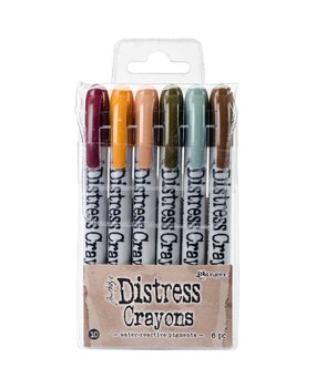 Ranger Tim Holtz Distress Crayon Set 10 (TDBK51800) Ranger Tim Holtz Distress Crayon Set 10 (TDBK51800)