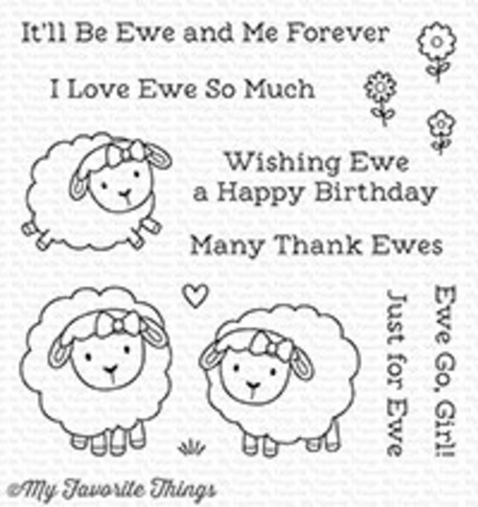 My Favorite Things Ewe And Me Forever Clear Stamps (CS-258) My Favorite Things Ewe And Me Forever Clear Stamps (CS-258)