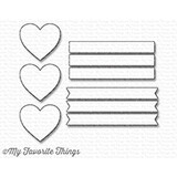 My Favorite Things Die-Namics Hearts In A Row Vertical (MFT-1246)