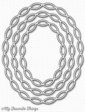 My Favorite Things Die-Namics Linked Chain Oval Frames (MFT-1251)
