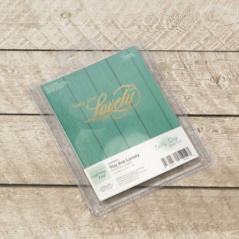 Couture Creations Hot Foil Stamp You are Lovely (CO725823) Couture Creations Hot Foil Stamp You are Lovely (CO725823)