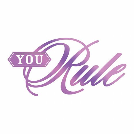 Couture Creations Hot Foil Stamp You Rule (CO725824)