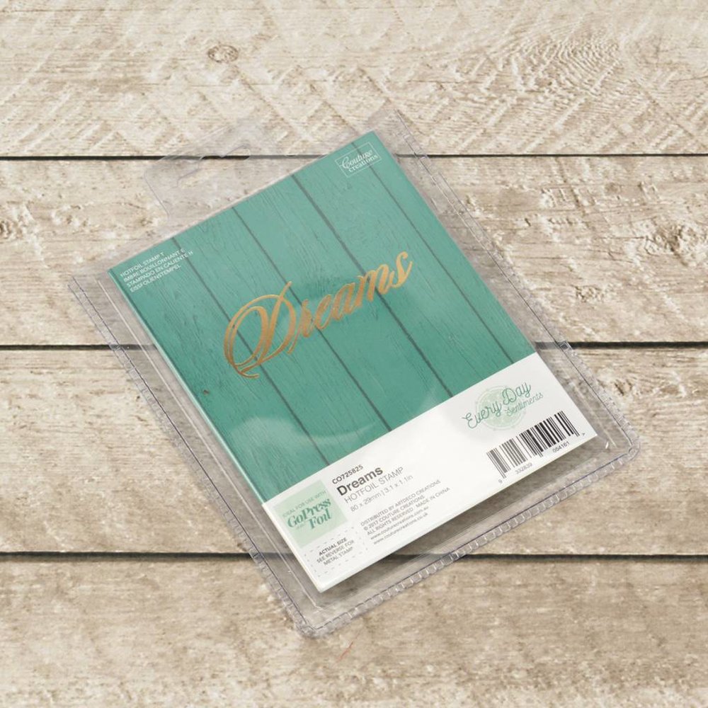 Couture Creations Hot Foil Stamp Dreams (CO725825) Couture Creations Hot Foil Stamp Dreams (CO725825)