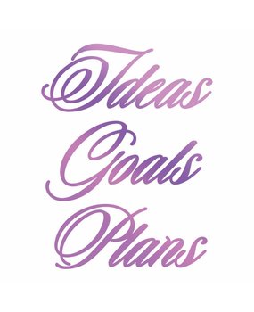 Couture Creations Hot Foil Stamp Ideas, Goals, Plans (CO725836) Couture Creations Hot Foil Stamp Ideas, Goals, Plans (CO725836)