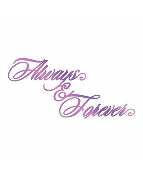 Couture Creations Hot Foil Stamp Always & Forever (CO725838) Couture Creations Hot Foil Stamp Always & Forever (CO725838)
