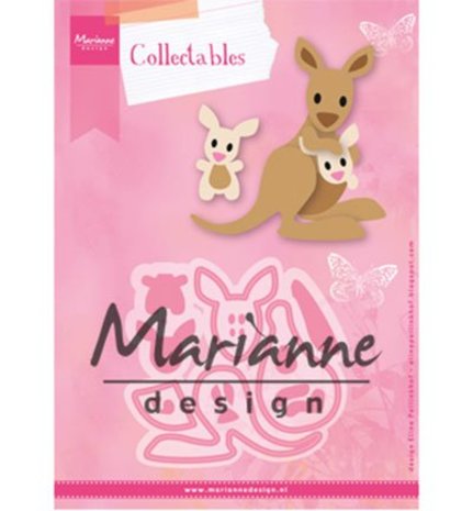 Marianne Design Collectable Eline's Kangaroo & Baby (COL1446) Marianne Design Collectable Eline's Kangaroo & Baby (COL1446)