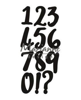 Marianne Design Craftable Brush Numbers (CR1429)