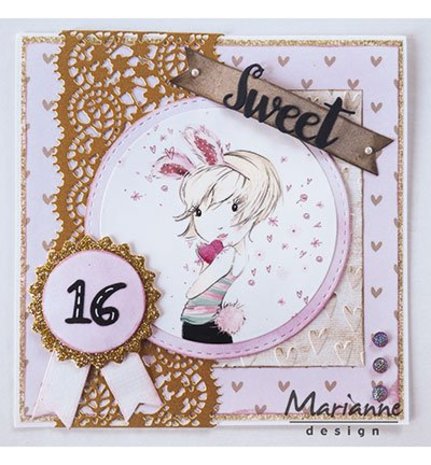Marianne Design Craftable Brush Numbers (CR1429)