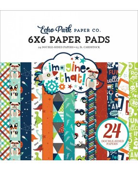 Echo Park Imagine That Boy 6x6 Inch Paper Pad (ITB147023)