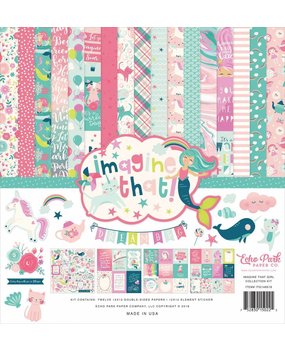 Echo Park Imagine That Girl 12x12 Inch Collection Kit (ITG146016)