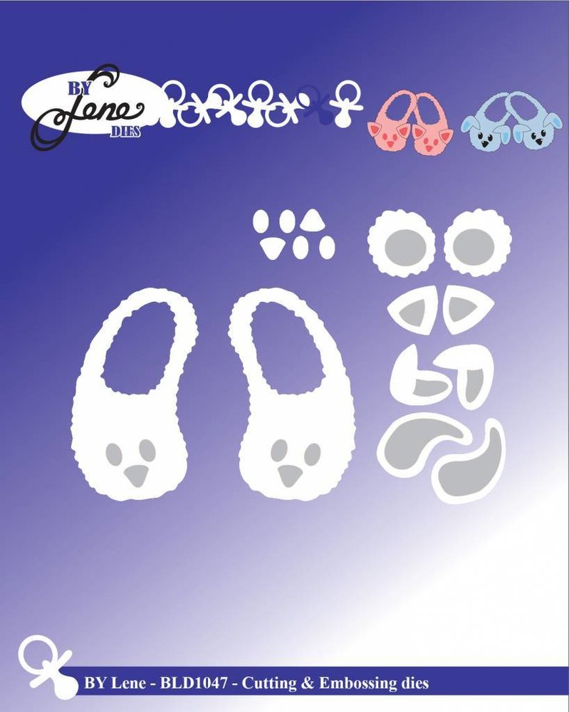 By Lene Metal Dies Baby Slippers (BLD1047) By Lene Metal Dies Baby Slippers (BLD1047)