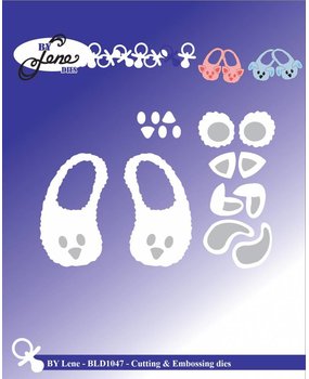 By Lene Metal Dies Baby Slippers (BLD1047) By Lene Metal Dies Baby Slippers (BLD1047)