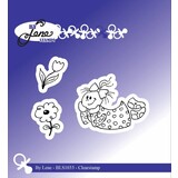 By Lene Clear Stamps Girl With Flowers (BLS1033) By Lene Clear Stamps Girl With Flowers (BLS1033)