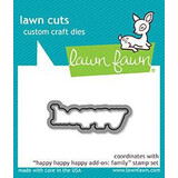 Lawn Fawn Happy Happy Happy Add-On: Family Die (LF1586)