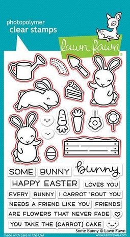 Lawn Fawn Some Bunny Clear Stamps (LF1587)