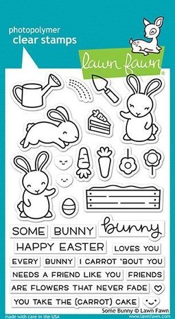 Lawn Fawn Some Bunny Clear Stamps (LF1587)