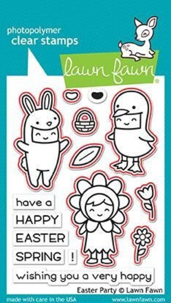 Lawn Fawn Easter Party Clear Stamps (LF1589)