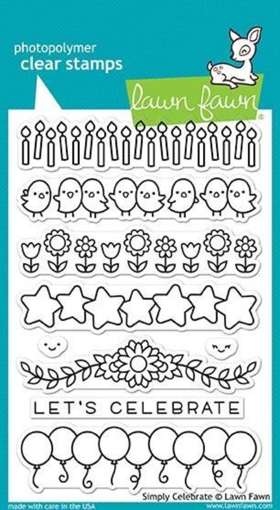 Lawn Fawn Simply Celebrate Clear Stamps (LF1599) Lawn Fawn Simply Celebrate Clear Stamps (LF1599)
