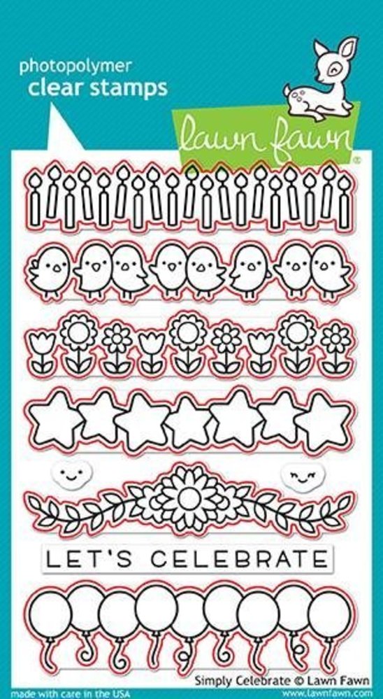 Lawn Fawn Simply Celebrate Clear Stamps (LF1599) Lawn Fawn Simply Celebrate Clear Stamps (LF1599)