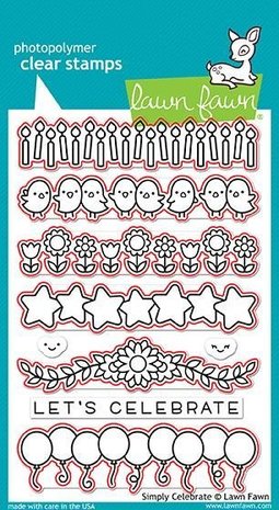 Lawn Fawn Simply Celebrate Clear Stamps (LF1599) Lawn Fawn Simply Celebrate Clear Stamps (LF1599)
