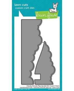 Lawn Fawn Cloudy Hillside Pop-Up Add-On Die (LF1608) Lawn Fawn Cloudy Hillside Pop-Up Add-On Die (LF1608)