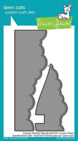 Lawn Fawn Cloudy Hillside Pop-Up Add-On Die (LF1608) Lawn Fawn Cloudy Hillside Pop-Up Add-On Die (LF1608)