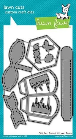 Lawn Fawn Stitched Basket Dies (LF1621) Lawn Fawn Stitched Basket Dies (LF1621)