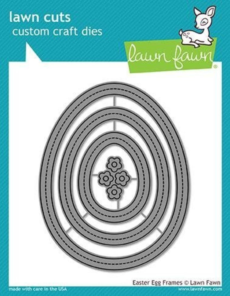 Lawn Fawn Easter Egg Frames Dies (LF1628)