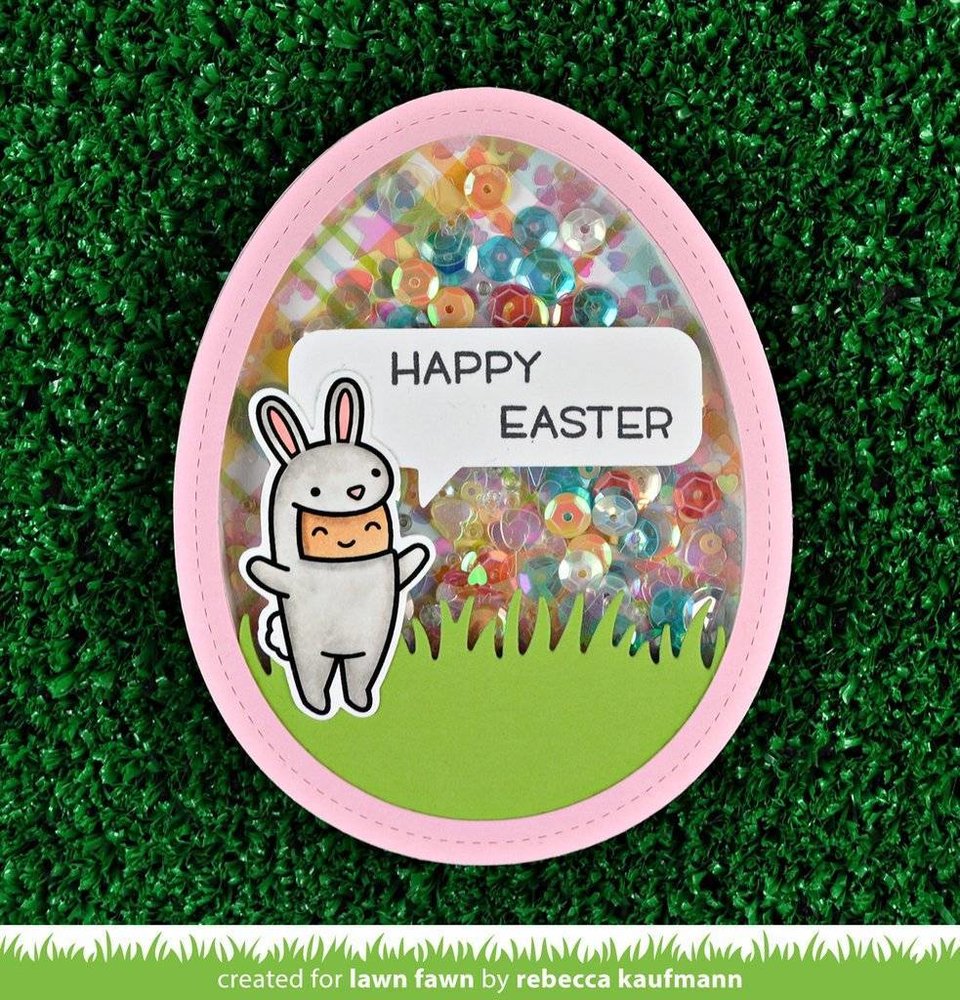 Lawn Fawn Easter Egg Frames Dies (LF1628)