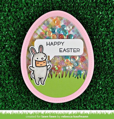 Lawn Fawn Easter Egg Frames Dies (LF1628)