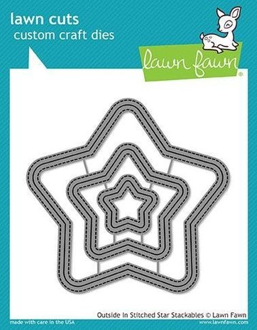 Lawn Fawn Outside In Stitched Star Stackables Dies (LF1629) Lawn Fawn Outside In Stitched Star Stackables Dies (LF1629)