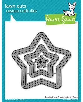 Lawn Fawn Stitched Star Frames Dies (LF1630)