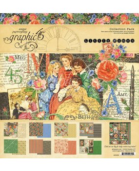 Graphic 45 Little Women 12x12 Inch Collection Pack (4501659)