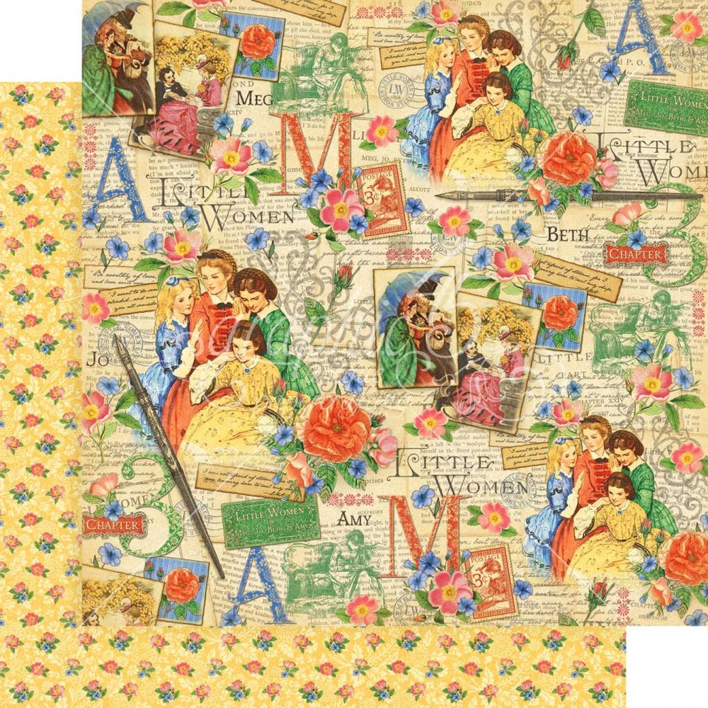 Graphic 45 Little Women 12x12 Inch Collection Pack (4501659)
