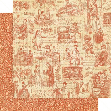 Graphic 45 Little Women 12x12 Inch Collection Pack (4501659)