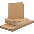 Kaarten & Enveloppen Set Naturel 15x15 cm  (23117) Kaarten & Enveloppen Set Naturel 15x15 cm  (23117)