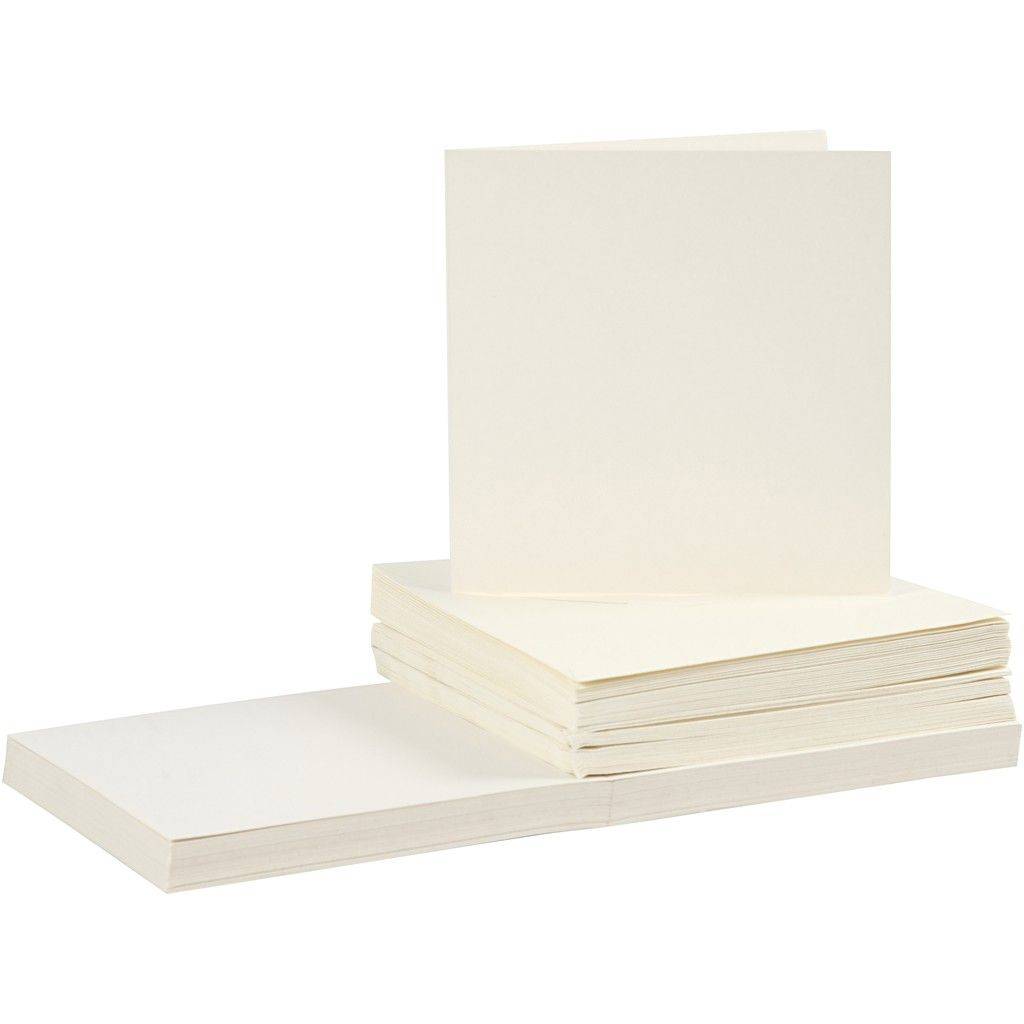blozen Verbeteren Marine Paperpads.nl SELECT Kaarten & Enveloppen Set Off-White 15x15 cm (23119) -  Paperpads.nl