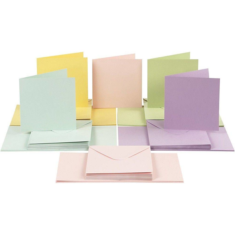 Paperpads.nl SELECT Kaarten & Enveloppen Set Pastel 15x15 cm (23118) Paperpads.nl SELECT Kaarten & Enveloppen Set Pastel 15x15 cm (23118)