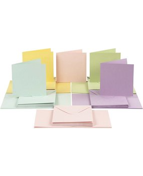Paperpads.nl SELECT Kaarten & Enveloppen Set Pastel 15x15 cm  (23118) Paperpads.nl SELECT Kaarten & Enveloppen Set Pastel 15x15 cm  (23118)