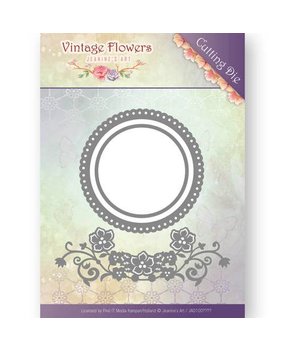 Jeanine's Art Vintage Flowers Flowers And Circles Die (JAD10034) Jeanine's Art Vintage Flowers Flowers And Circles Die (JAD10034)