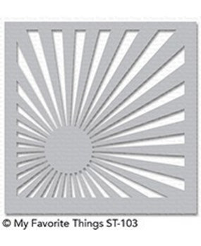 My Favorite Things Sunrise Radiating Rays Stencil (ST-103) My Favorite Things Sunrise Radiating Rays Stencil (ST-103)