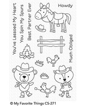 My Favorite Things Best In The West Clear Stamps (CS-271)