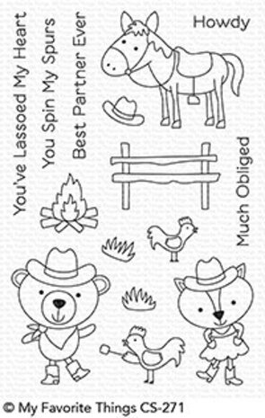 My Favorite Things Best In The West Clear Stamps (CS-271)