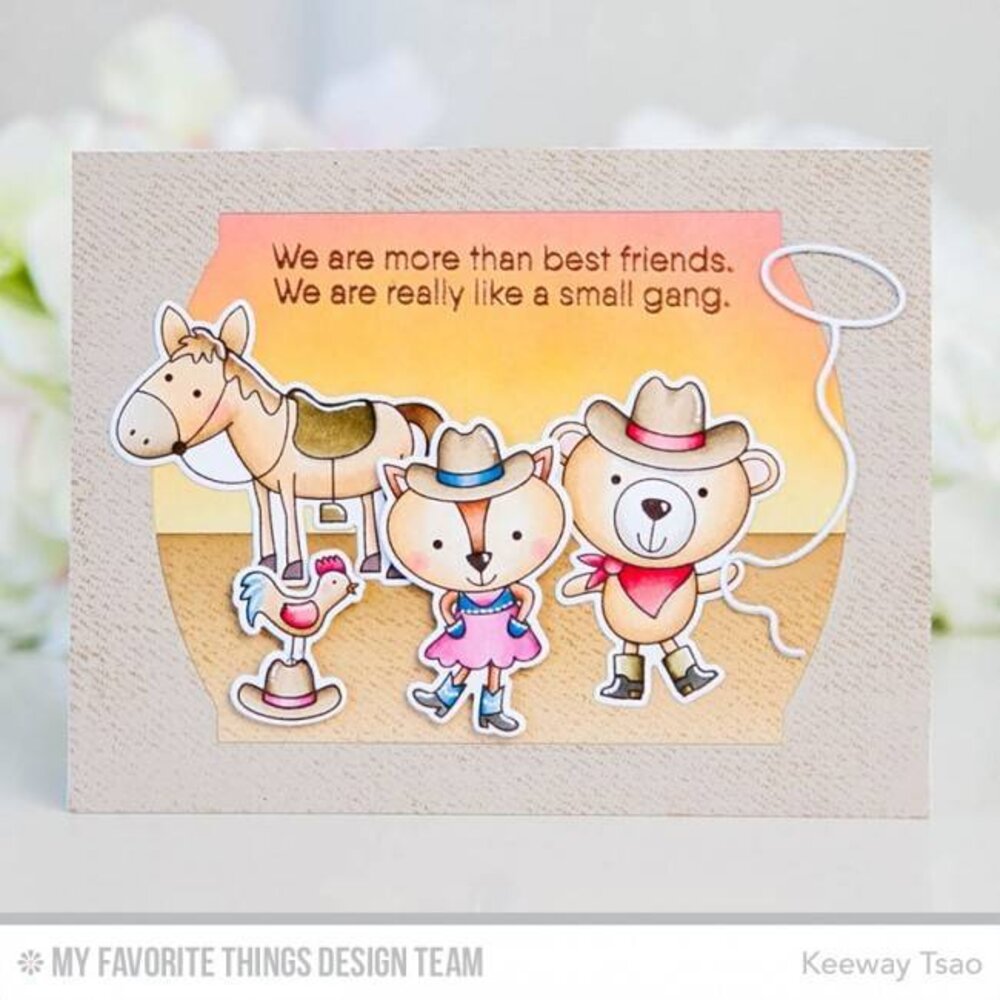My Favorite Things Best In The West Clear Stamps (CS-271)