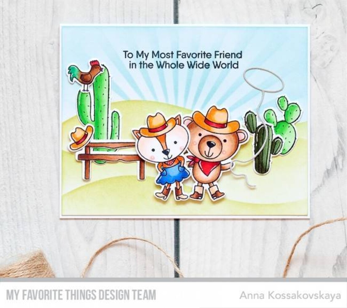 My Favorite Things Best In The West Clear Stamps (CS-271)