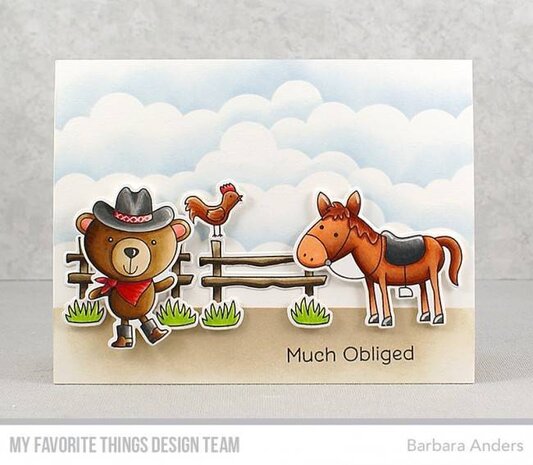 My Favorite Things Best In The West Clear Stamps (CS-271)