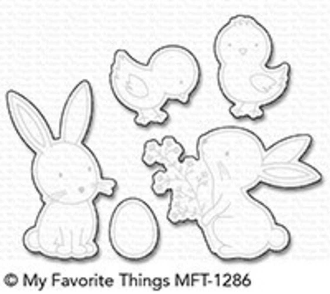 My Favorite Things Die-Namics Hoppy Friends (MFT-1286) My Favorite Things Die-Namics Hoppy Friends (MFT-1286)